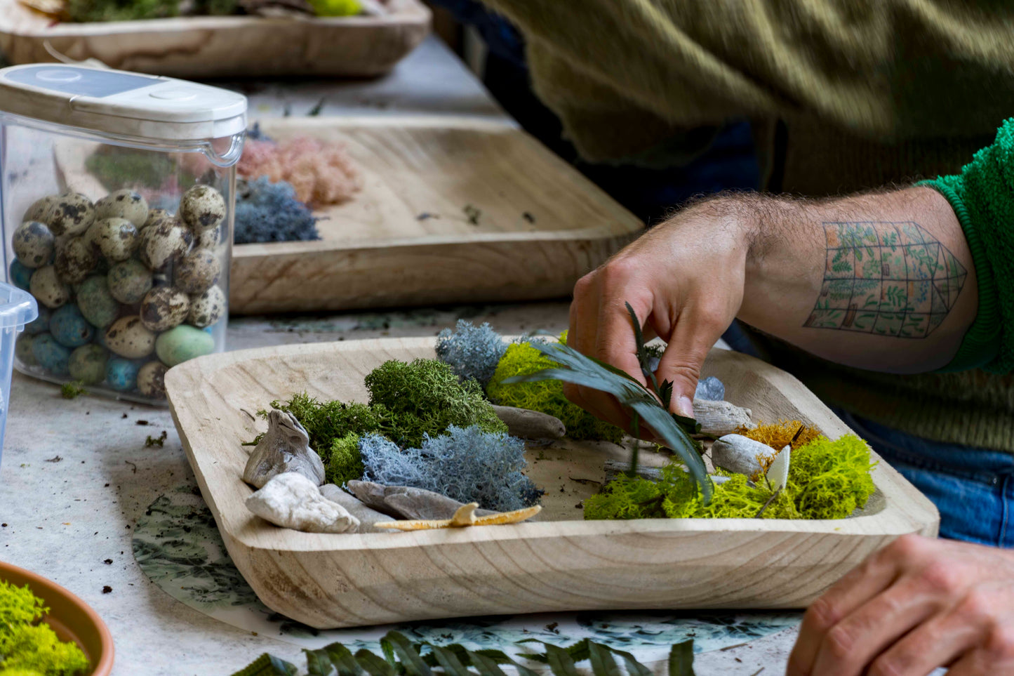 Workshop mosmuren bouwen en samenstellen - creëer je eigen kunstwerk