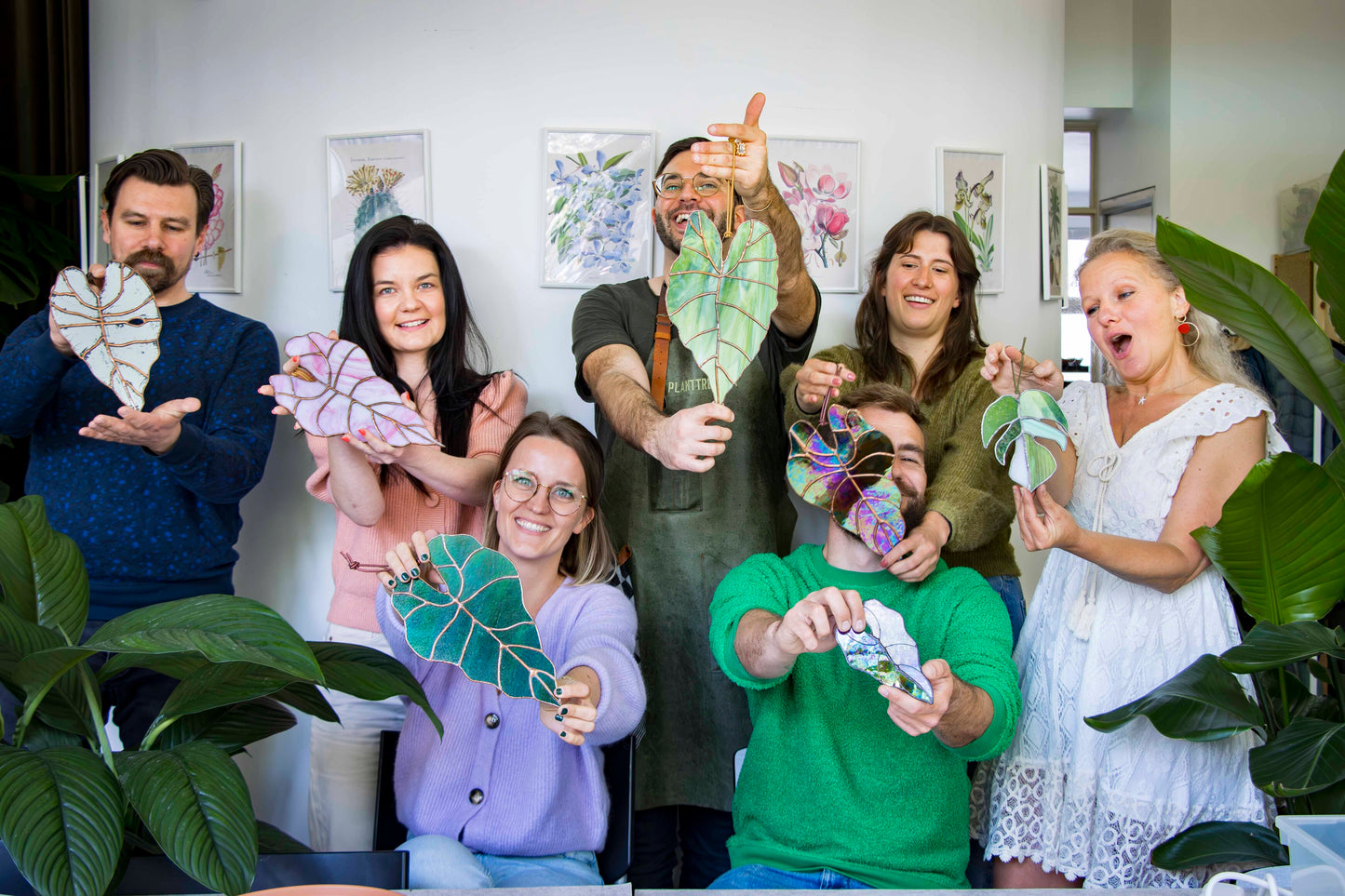 Workshop glas-in-lood - maak je eigen botanische blad (XL versie)